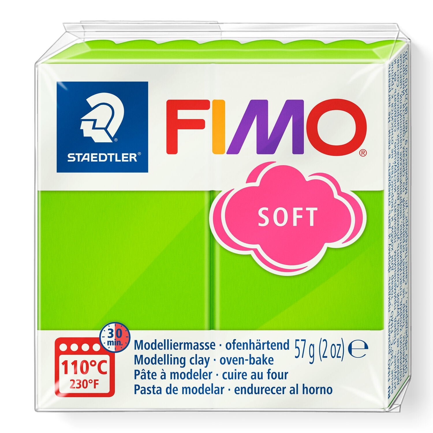 FIMO Soft Clay 57g 8020-50 Apple Green