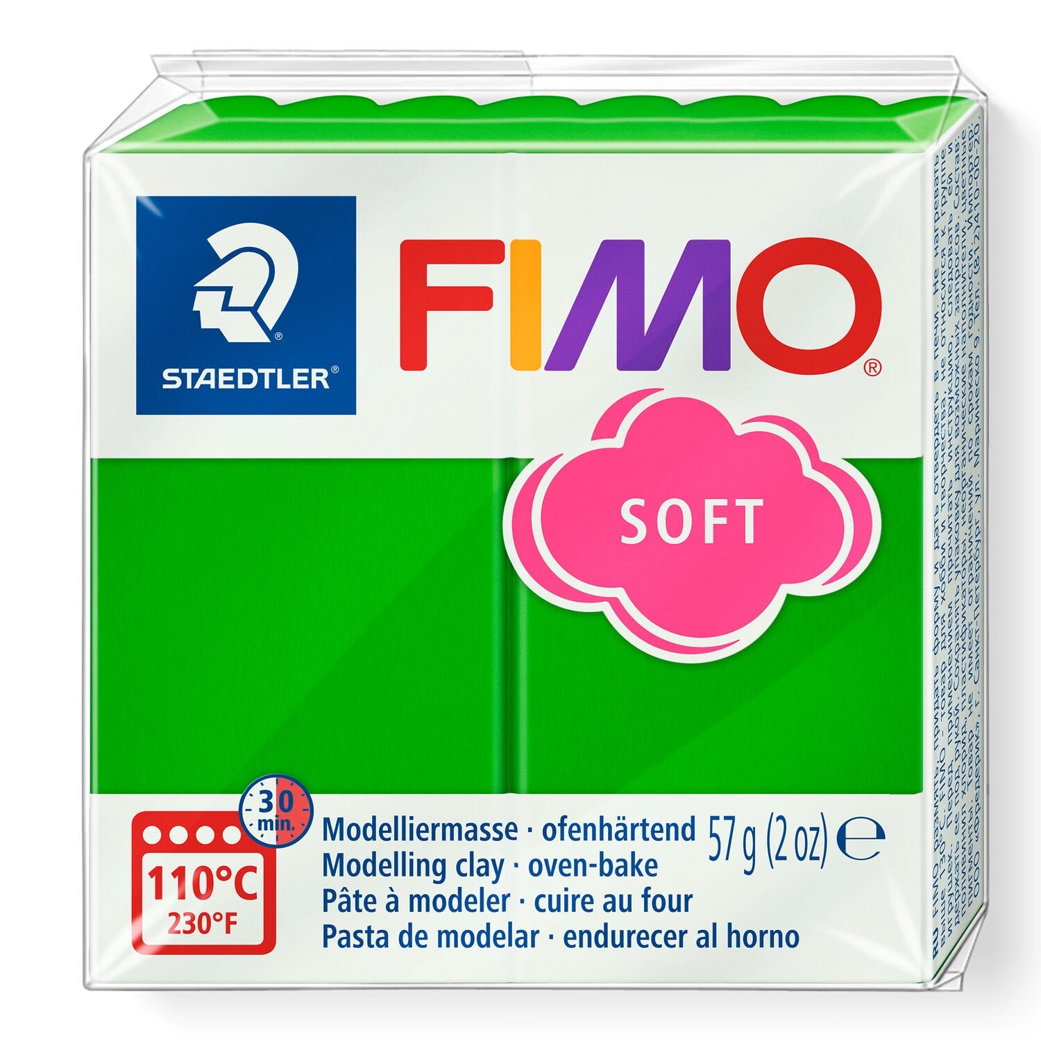 FIMO Soft Clay 57g 8020-53 Tropical Green