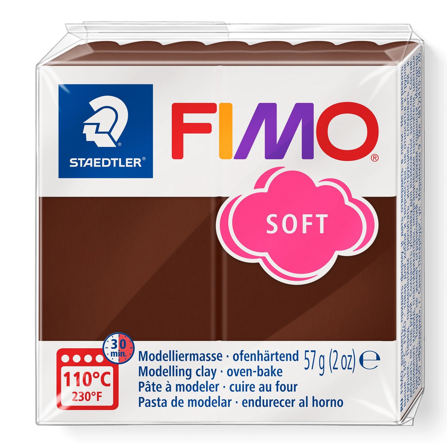FIMO Soft Polymer Clay 57g 8020-75 Chocolate