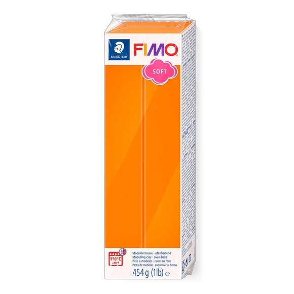 FIMO Sofe Large Block - Tangerine 454g