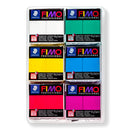 Fimo Professional True Colours 6 Pack Includes 6 x 85 g Blocks includes White, True Yellow, TrueRed,True Magenta, True Blue, True Green