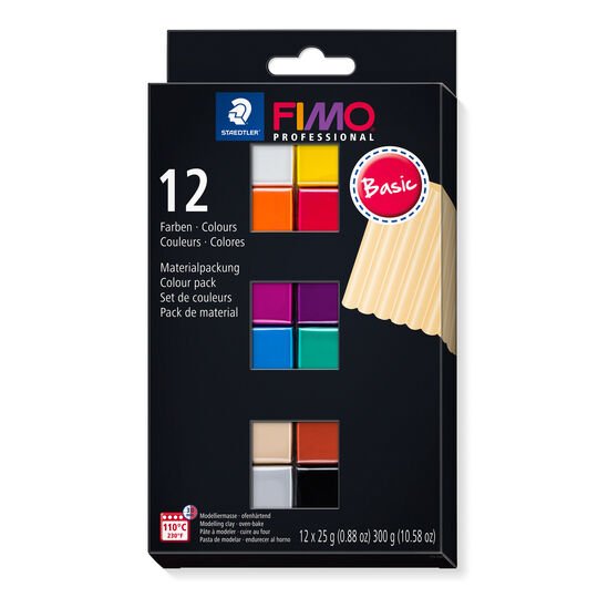 FIMO professional basic setFimo Professional Colours 12 Pack x 25g