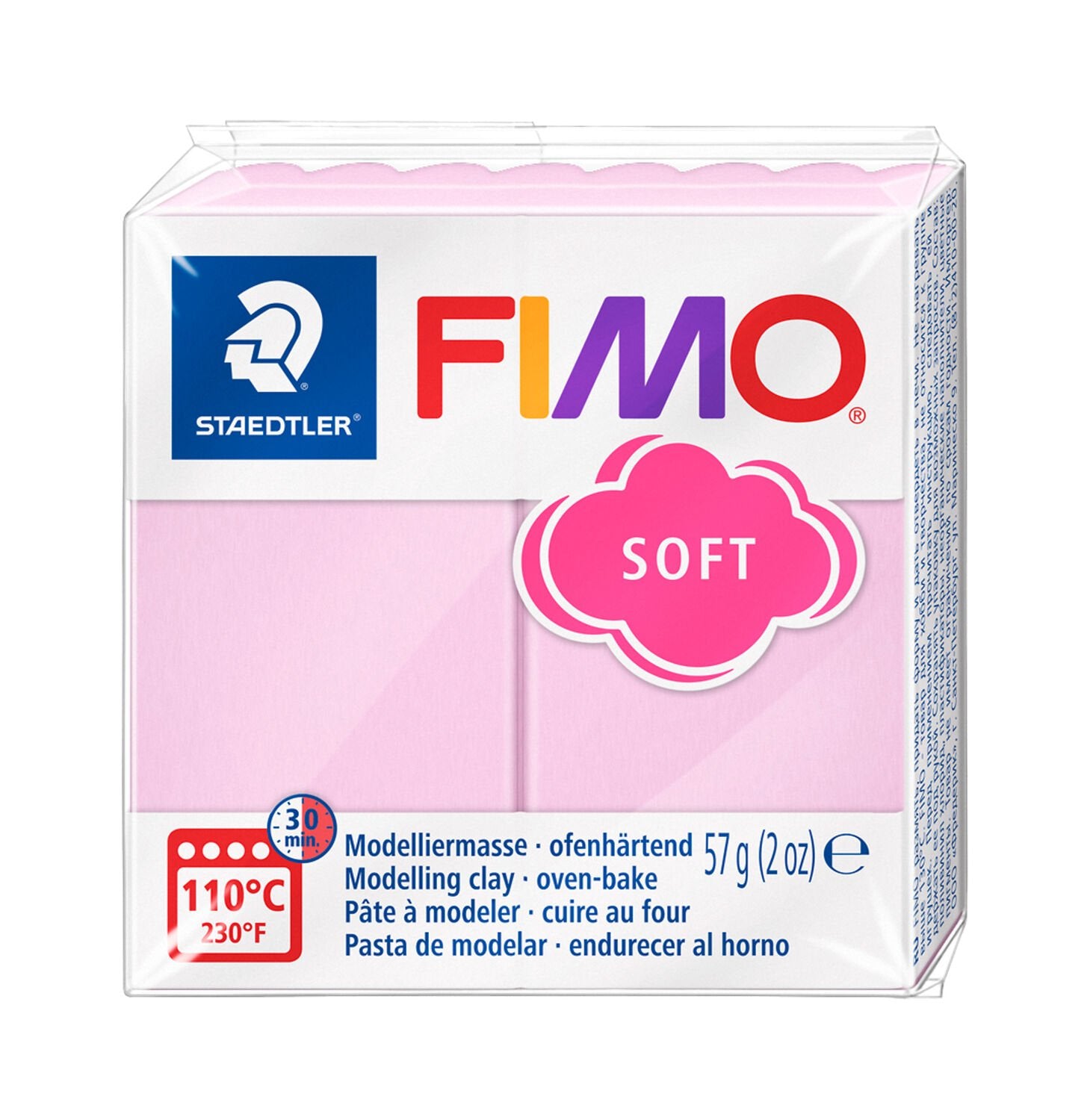 Pastel Light Pink FIMO Soft 57g 8020-205