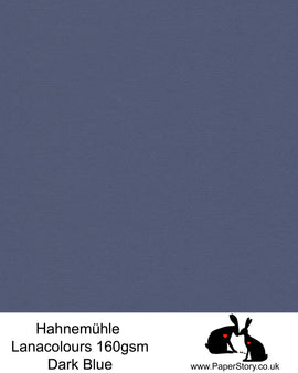 Hahnemühle Lana Colours Dark Blue, night sky pastel hammered paper 160 gsm. Artist Premium Pastel and Papercutting Papers 160 gsm often described as hammered paper.