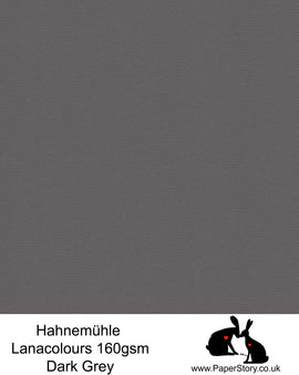 Hahnemühle Lana Colours pastel dark grey hammered paper 160 gsm. Artist Premium Pastel and Papercutting Papers 160 gsm often described as hammered paper.