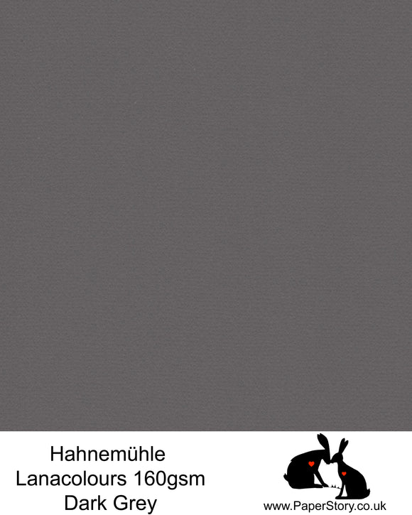 Hahnemühle Lana Colours pastel dark grey hammered paper 160 gsm. Artist Premium Pastel and Papercutting Papers 160 gsm often described as hammered paper.