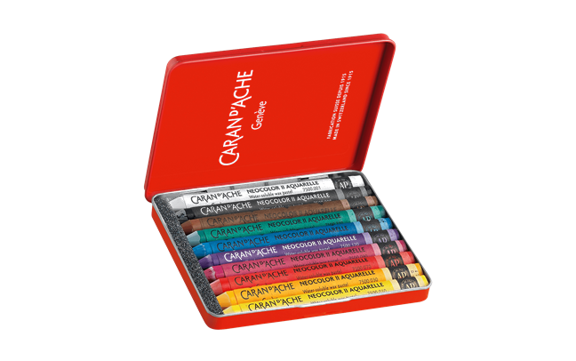 10 NEOCOLOR II Water-soluble assortment of 10 Classic Colours