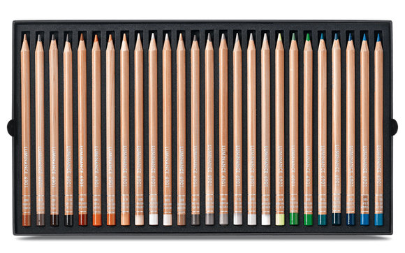 Caran d'Ache Luminance  76 colour assortment set of Artist Pencils + 2 full blenders