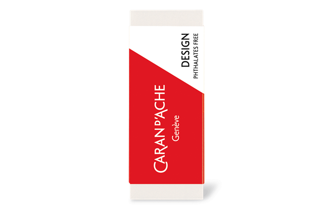 CARAN D'ACHE : DESIGN eraser for graphite leads and pencils and coloured pencils