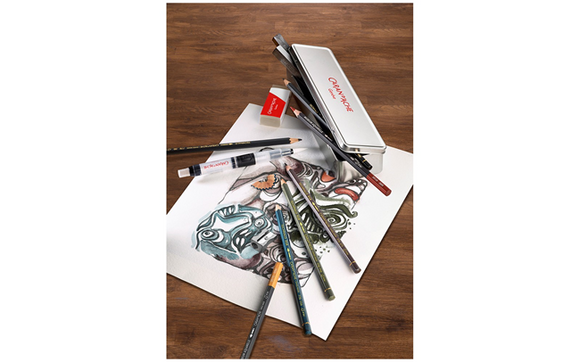 Caran d'Ache : Graphite Line : Technalo Water-soluble Graphite pencils gift set