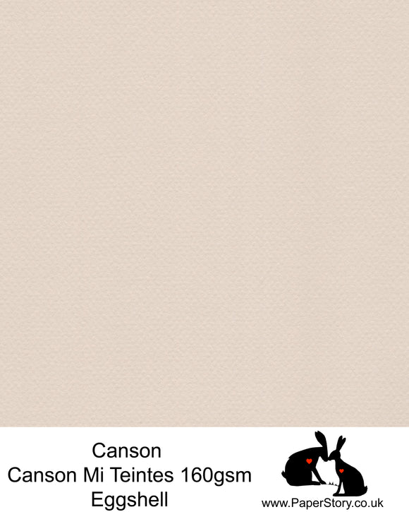 Canson Mi Teintes acid free, Eggshell deep Ivory hammered texture honeycomb surface paper 160 gsm. This is a popular and classic paper for all artists especially well respected for Pastel  and Papercutting made famous by Paper Panda. This paper has a honeycombed finish one side and fine grain the other. An authentic art paper, acid free with a  very high 50% cotton content. Canson Mi-Teintes complies with the ISO 9706 standard on permanence, a guarantee of excellent conservation  