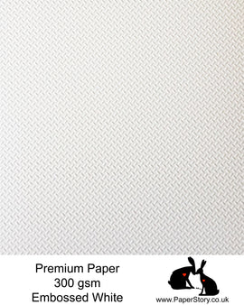 A4  embossed  card which offers a beautiful and unusual finish similar to a metal walkway.  Perfect for art, craft and card making. Acid free, FSC approved