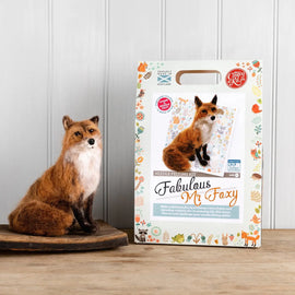 The Crafty Kit Company Fabulous Mr Foxy Needle Felting Craft Kit