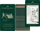 Faber-Castell  9000 Artists Drawing Pencils tin of 12-1