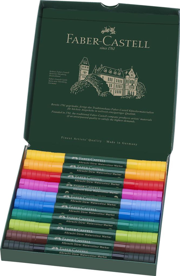 Faber Castell Albrecht Durer Watercolour Markers Pack of 10