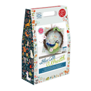 The Crafty Kit Company Blue Tit Wreath Needle felting kit