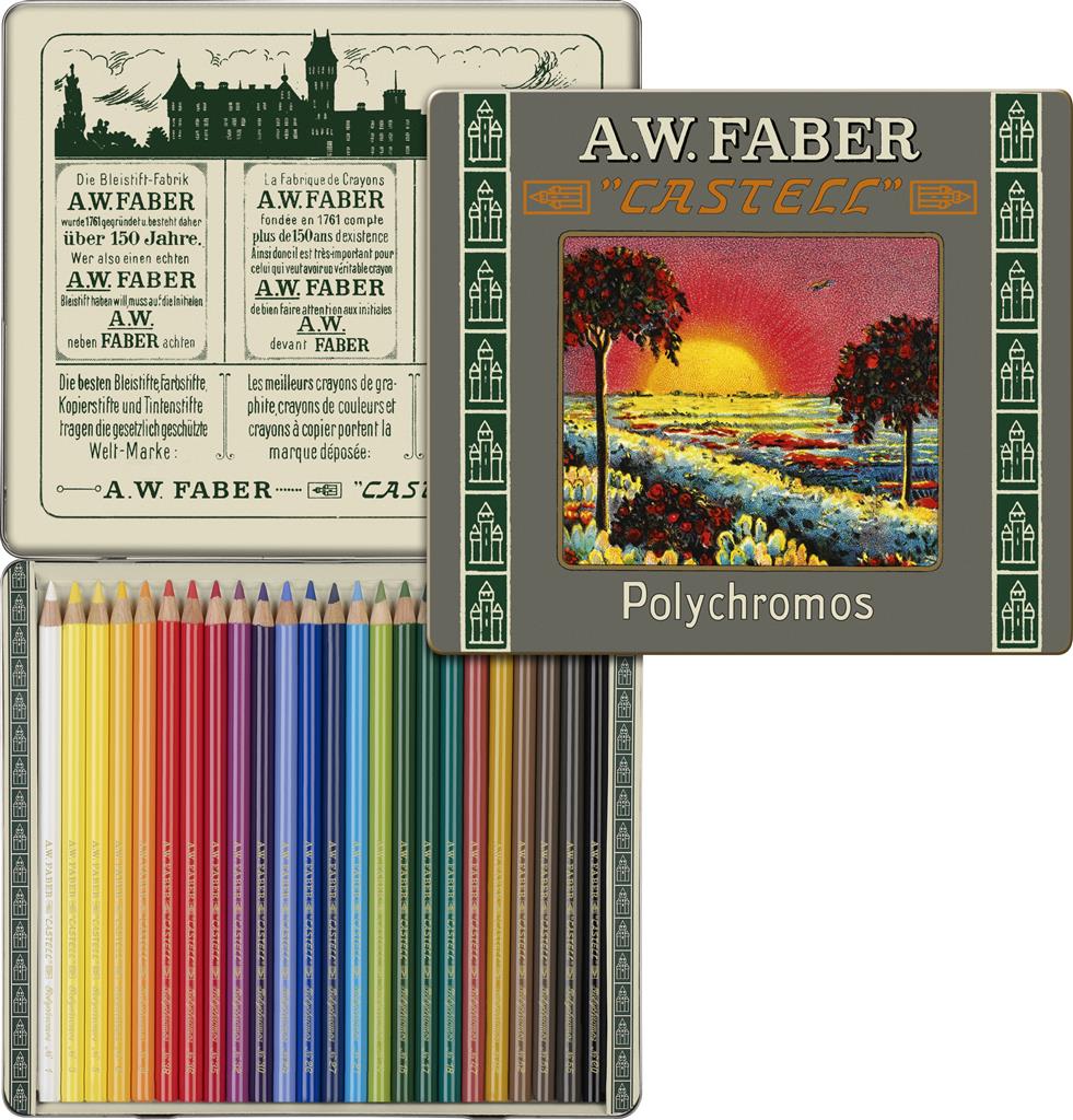 FABER CASTELL Polychromos Limited Edition 111th Anniversary set Artist Pencil set of 24