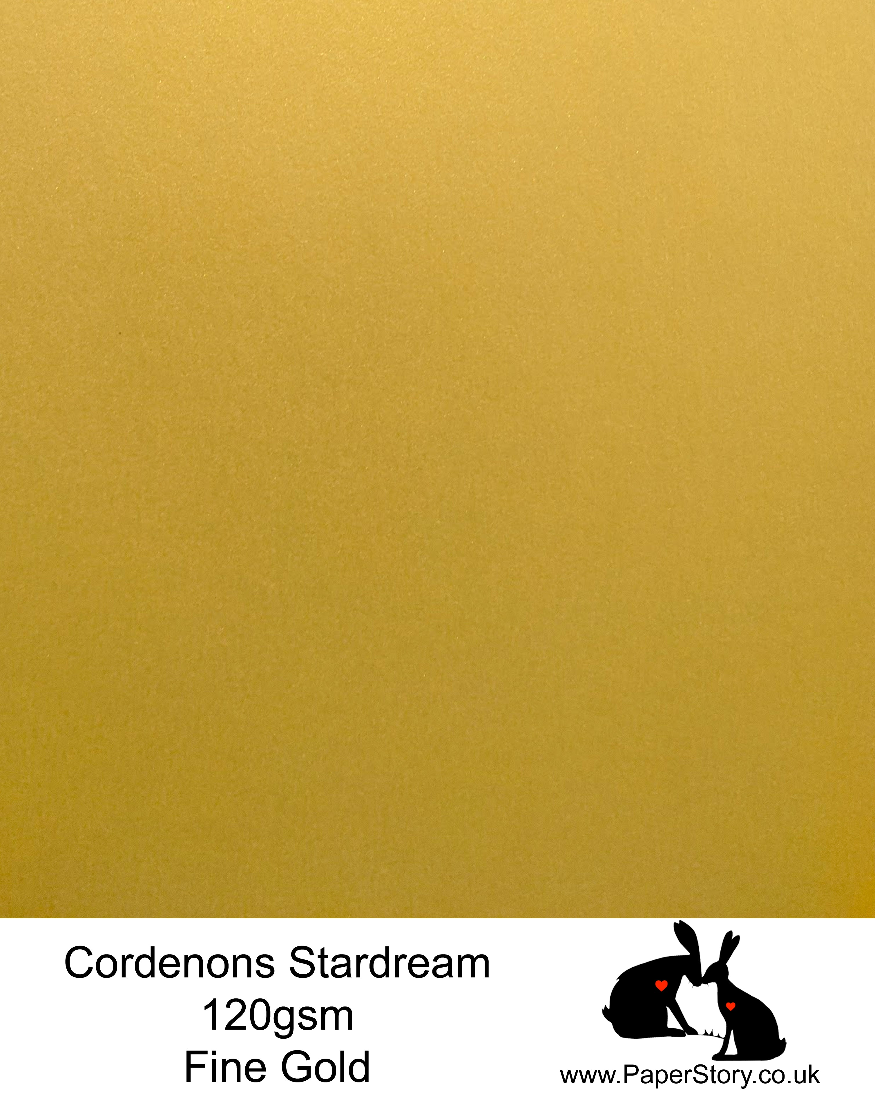 fine gold A4 Stardream 120gsm paper for Papercutting, craft, flower making  and wedding stationery. Stardream is a luxury Italian paper from Italy, it is a double sided quality Pearlescent paper with a matching colour core. FSC Certified, acid free, archival and PH Neutral