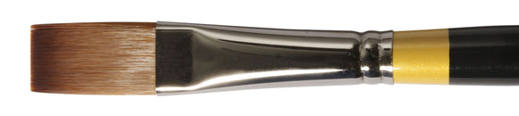 Daler Rowney System 3 Long Handle Brush SY44 Flat 10 Shape: Flat Hair Width: 19 mm Hair Length: 33 mm Handle Length: Long