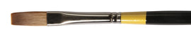 Daler Rowney System 3 Long Handle Brush SY44 Flat 6 Shape: Flat Hair Width: 9.6 mm Hair Length: 24 mm Handle Length: Long