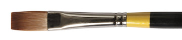 Daler Rowney System 3 Long Handle Brush SY44 Flat 8  Shape: Flat Hair Width: 15 mm Hair Length: 27 mm Handle Length: Long
