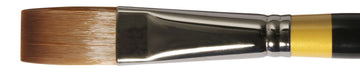 Daler Rowney System 3 Long Handle Brush SY44 Flat 12 Shape: Flat Hair Width: 23 mm Hair Length: 38 mm Handle Length: Long