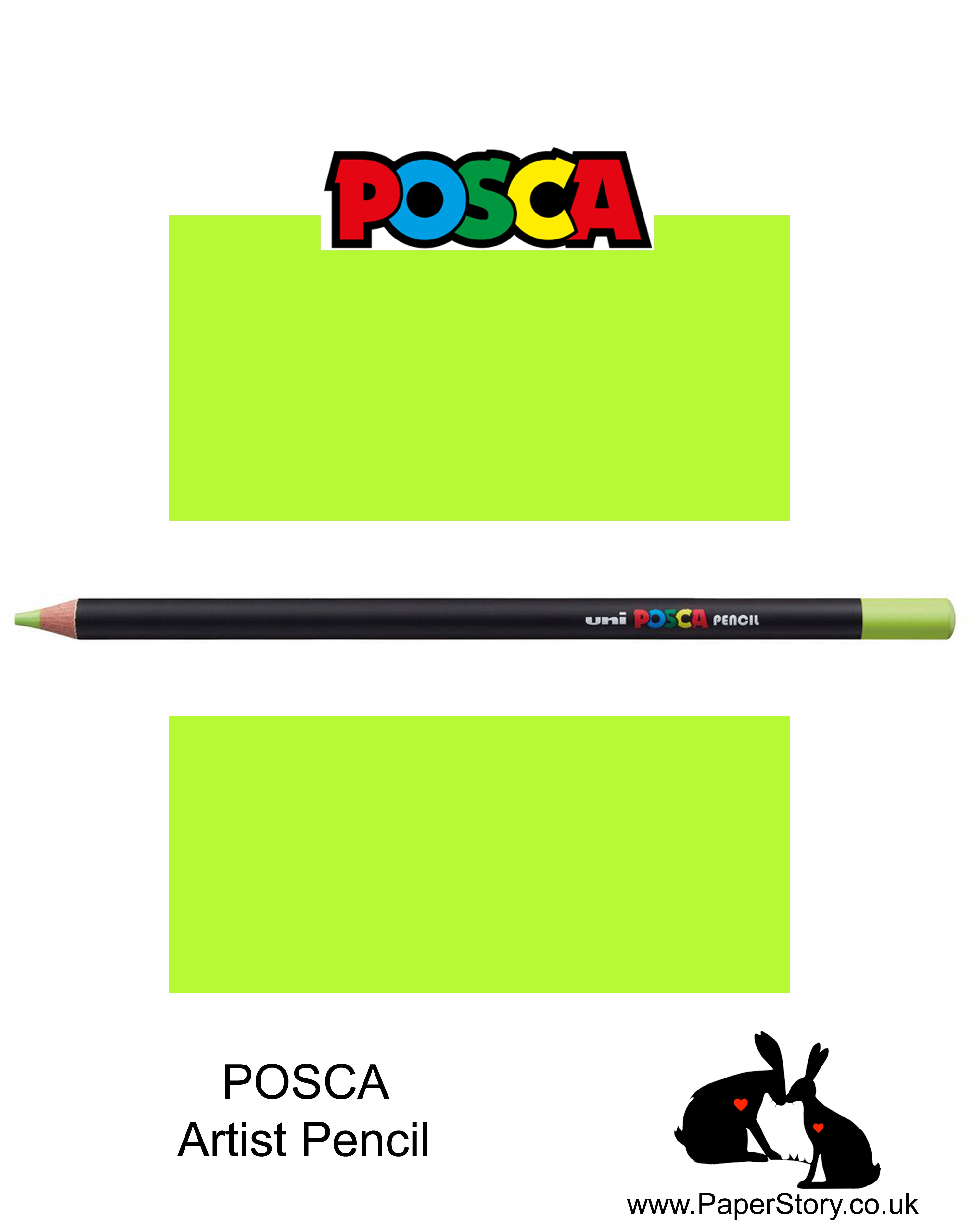Uni POSCA individual Coloured Pencils Fresh Green 06Uni POSCA individual Coloured Pencils Fresh Green 52