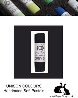 Unison Colour Handmade Soft Pastels Grey 36 - Size Regular