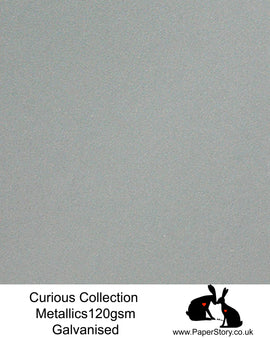 A5 Curious CollectionGalvanised Metallics Pearlescent Paper 120 gsm 