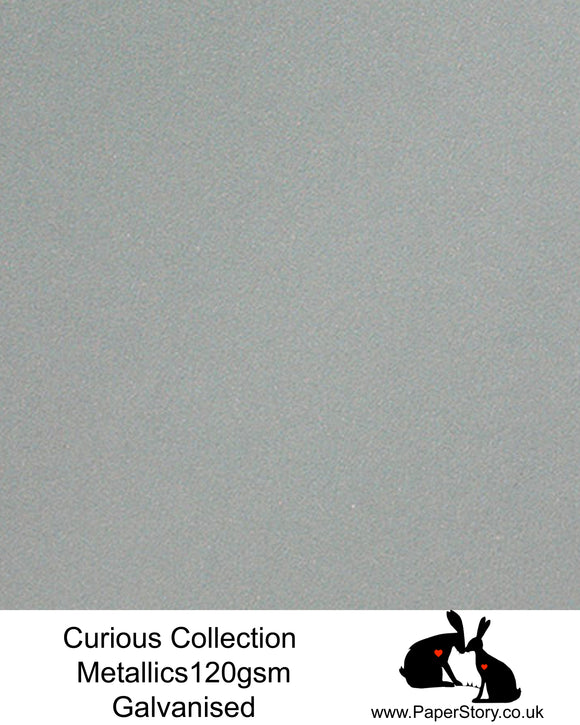 A5 Curious CollectionGalvanised Metallics Pearlescent Paper 120 gsm 