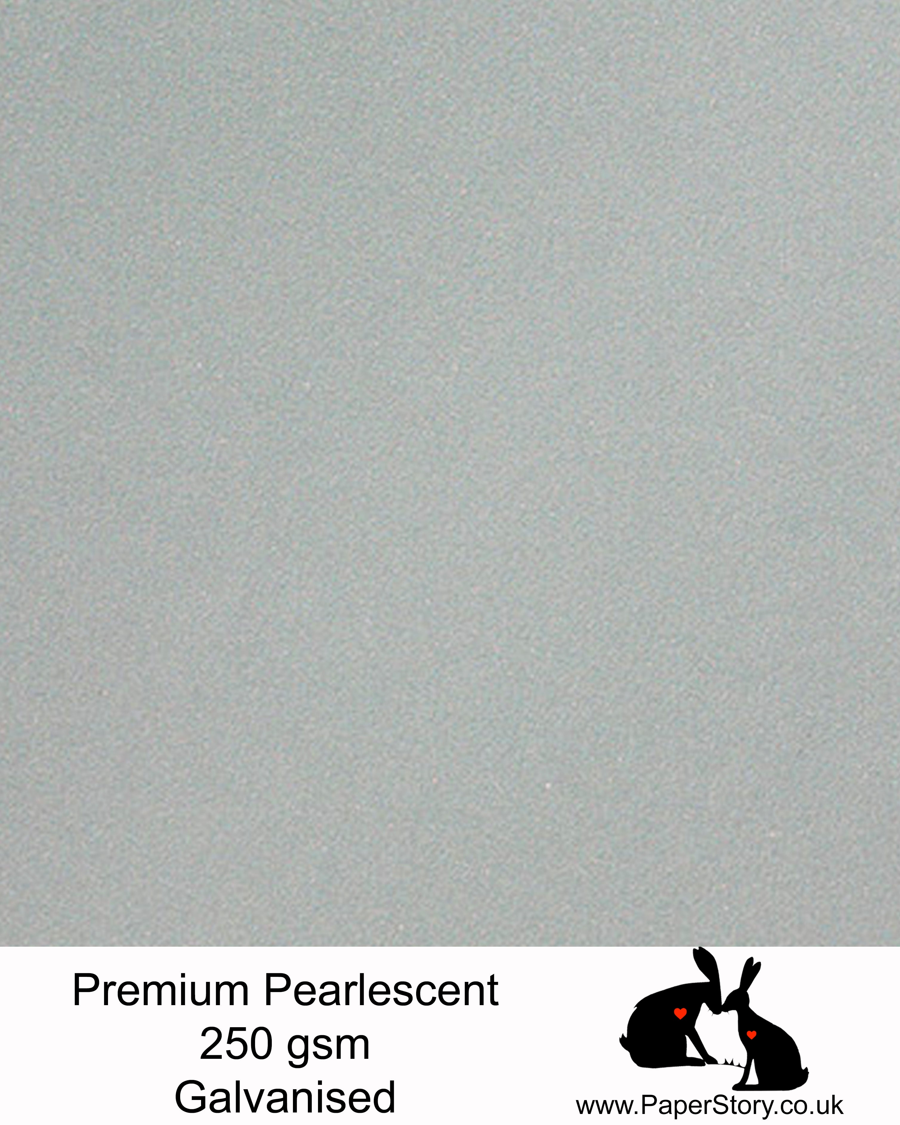 Pearlescent Premium Silver 250 gsm card. Stunning metallic silver shimmering card, Perfect  for crafters, card makers, stationery and for backing art