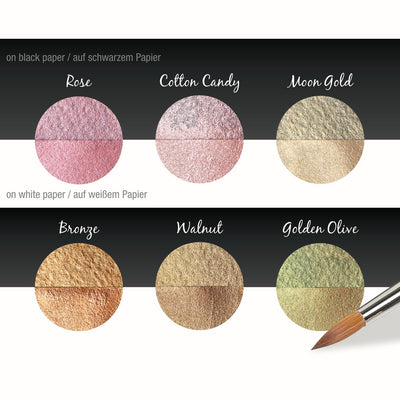 New Finetec Coliro Pearlcolor Watercolour Paints C820 Lisi