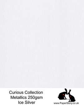 Curious Metallics Pearlescent card 250 gsm Ice Silver