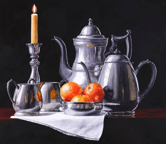 New colour by DANIEL SMITH Extra Fine Watercolour McCracken Black 15ml tube. McCracken Black is a versatile black. It can produce a range of neutral grays that are ideal for creating a realistic look to metal objects and a remarkable depth in a dark background, that is inspired by the Dutch painters of the 16th and 17th century. 