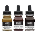 Liquitex Professional Acrylic Ink Set of 3 transparent colours-5
