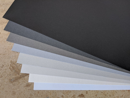 8 Greyscale Tones x A3 Pearlescent  120 gsm