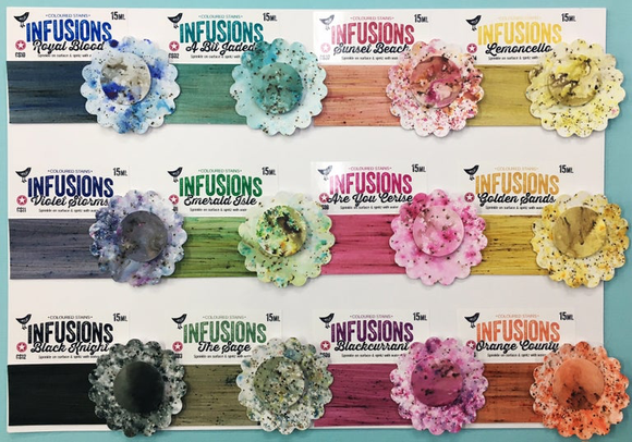 PaperArtsy Infusions dye colour crystals creative paints