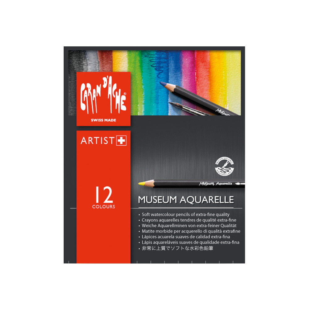 Caran d'Ache Museum Aquarelle pencil set of 12
