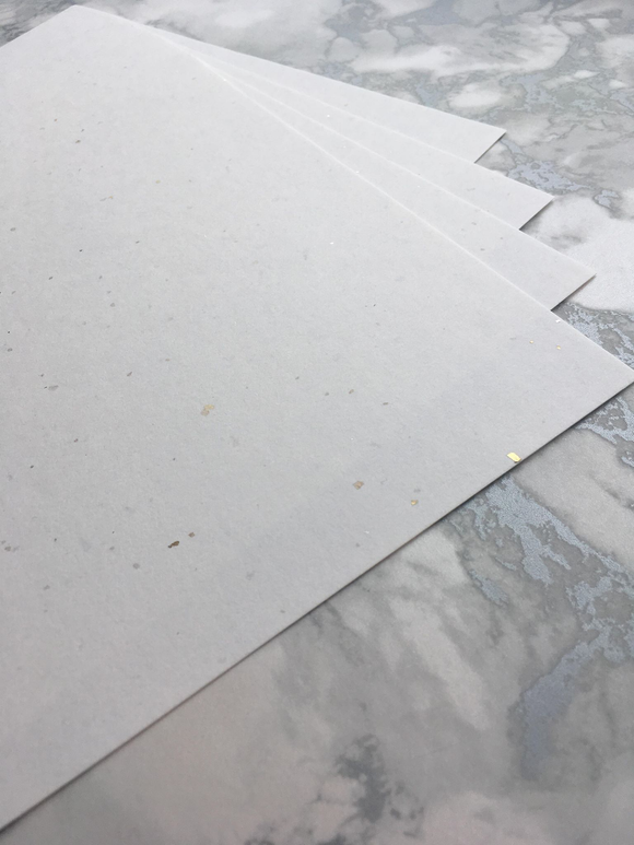 Gold and Silver Leaf speciality inclusion card 280 gsm A4