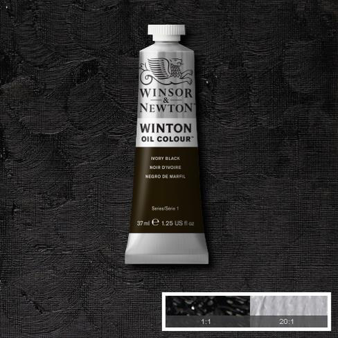 Winsor and Newton Oil : Ivory Black