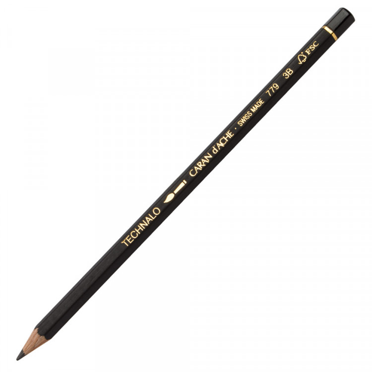 Technalo Caran d'Ache 3B pencil