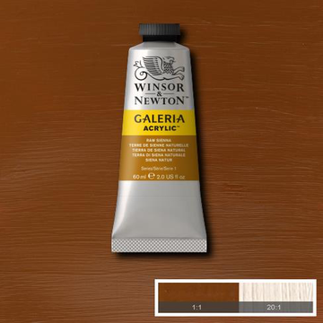 Winsor & Newton Galeria Acrylic Raw Sienna : 60ml