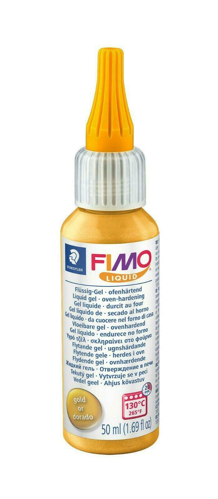 Liquid Fimo deco gel bottle FIMO liquid 8050 : Gold