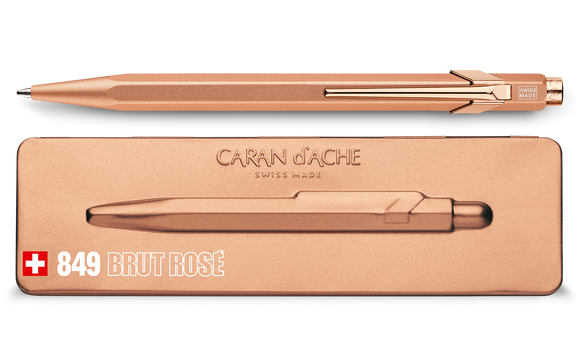 Caran d'Ache 849 Rose Gold pen
