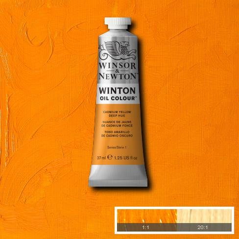 Cadmium Yellow Deep Hue is a warm yellow colour with orange undertones. It is a carefully selected combination of pigments closely resembling genuine Cadmium Yellow Deep.