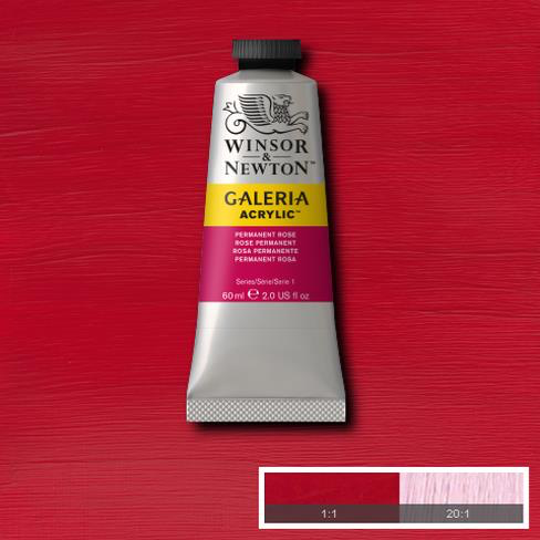 Winsor & Newton Galeria Acrylic Permanent Rose 60ml