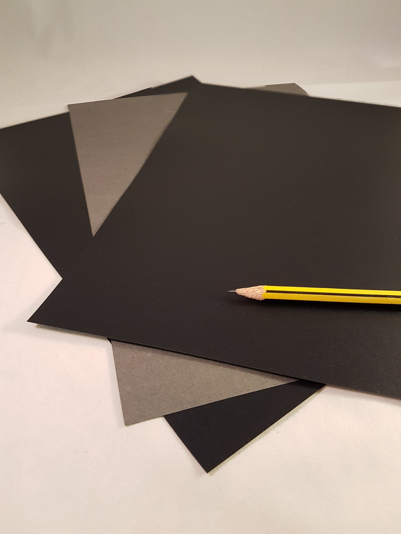 So Silk Boutique Pearlescent Black 130 gsm paper  paperstory