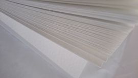 Brilliant White Hammered textured Paper 100 gsm A3 x 10 sheets