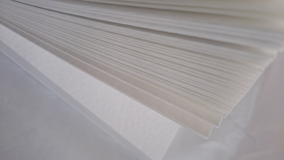 Brilliant White Hammered textured Paper 100 gsm A3 x 10 sheets