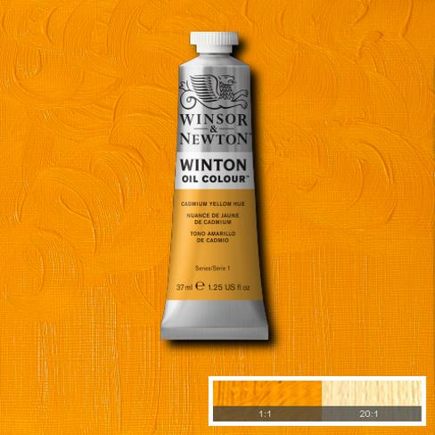 Winsor and Newton Oil : Winton 37ml : Cadmium Yellow Hue